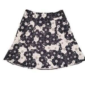 Vintage VintageBlue A-line  Floral Print Skirt